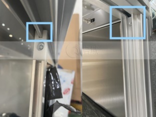 铝型材移门安装1