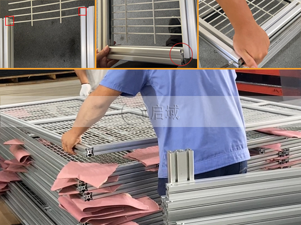 铝型材围栏细节图