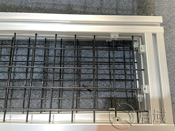 围栏网卡螺母块固定